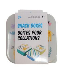 Safari Themed Plastic Snack Container